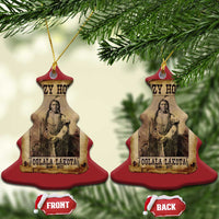 Crazy Horse Christmas Ornament Legendary Oglala Sioux Lakota Leader Native American Indian - Wonder Print Shop