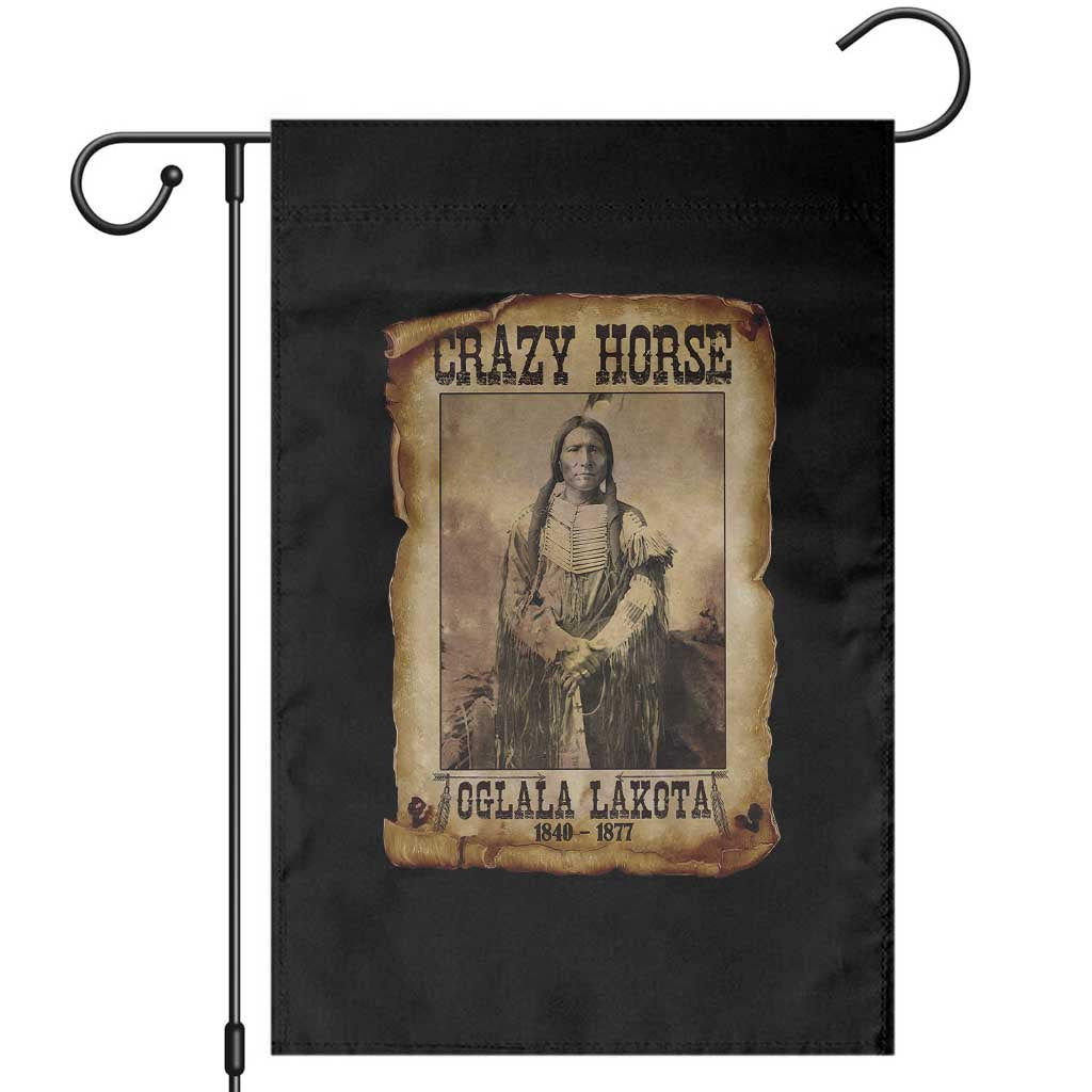 Crazy Horse Garden Flag Legendary Oglala Sioux Lakota Leader Native American Indian - Wonder Print Shop