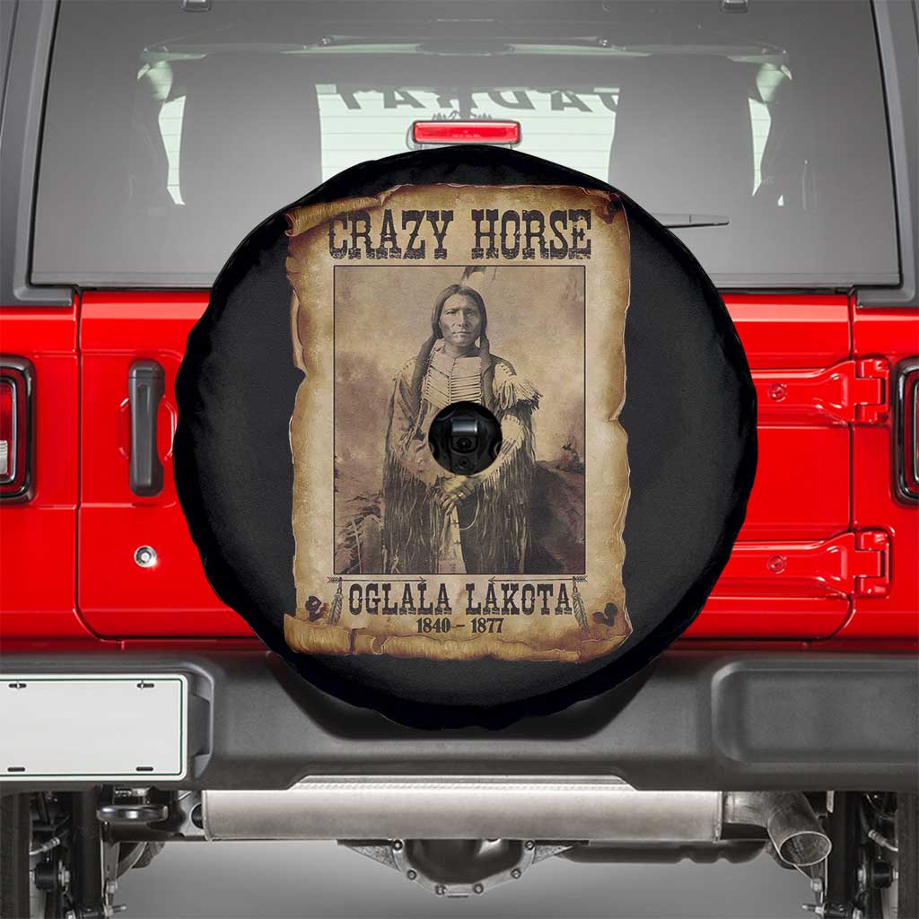 Crazy Horse Spare Tire Cover Legendary Oglala Sioux Lakota Leader Native American Indian - Wonder Print Shop