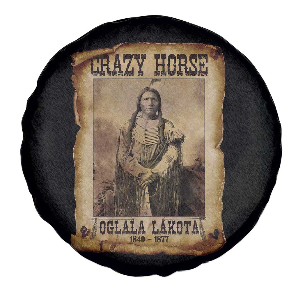 Crazy Horse Spare Tire Cover Legendary Oglala Sioux Lakota Leader Native American Indian - Wonder Print Shop