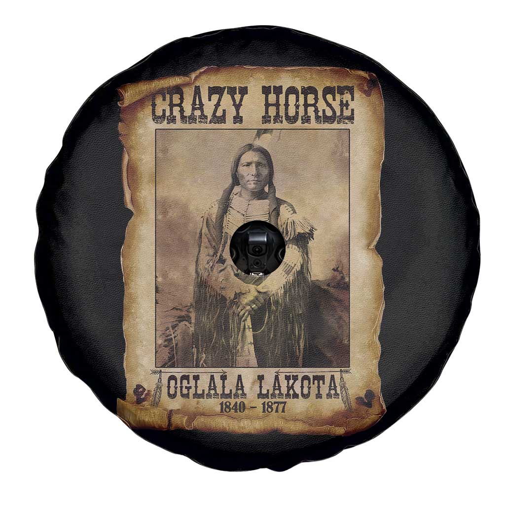 Crazy Horse Spare Tire Cover Legendary Oglala Sioux Lakota Leader Native American Indian - Wonder Print Shop