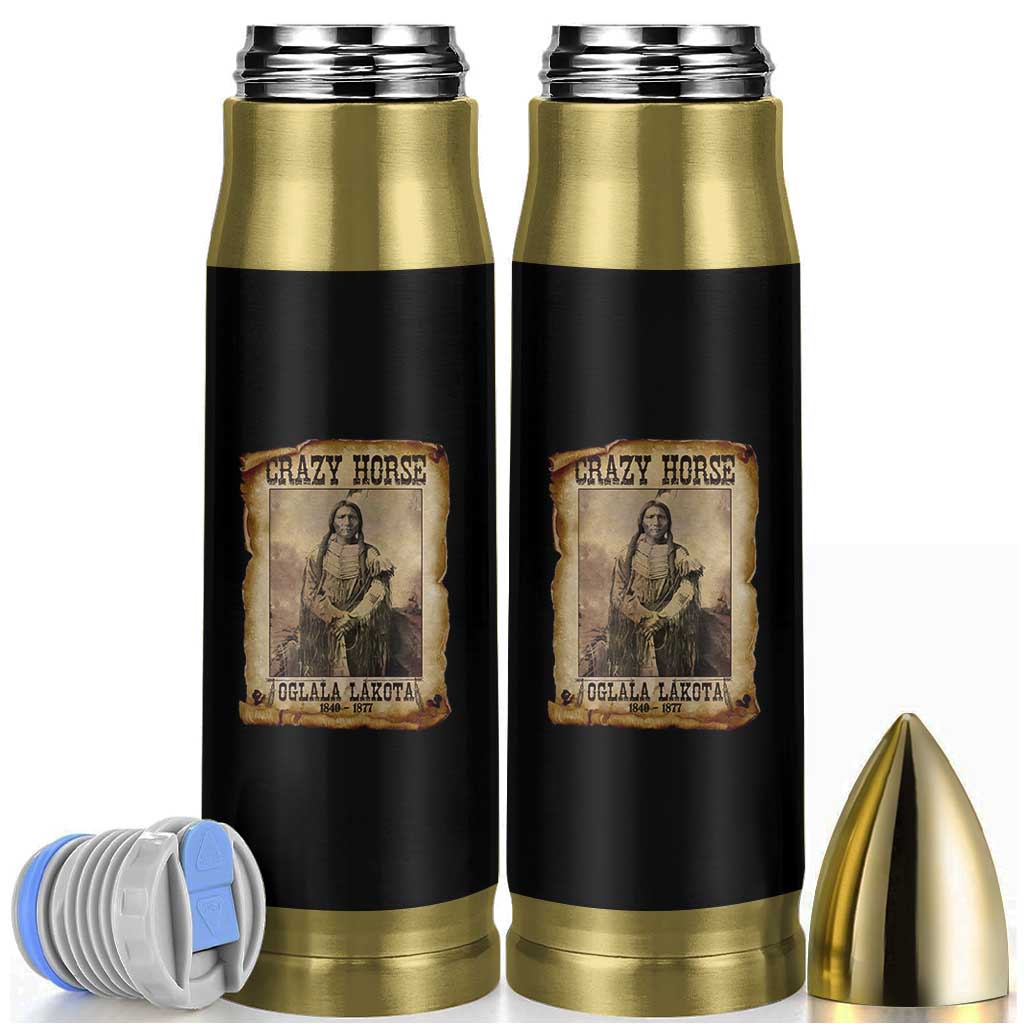 Crazy Horse Bullet Tumbler Legendary Oglala Sioux Lakota Leader Native American Indian - Wonder Print Shop