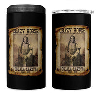 Crazy Horse 4 in 1 Can Cooler Tumbler Legendary Oglala Sioux Lakota Leader Native American Indian - Wonder Print Shop