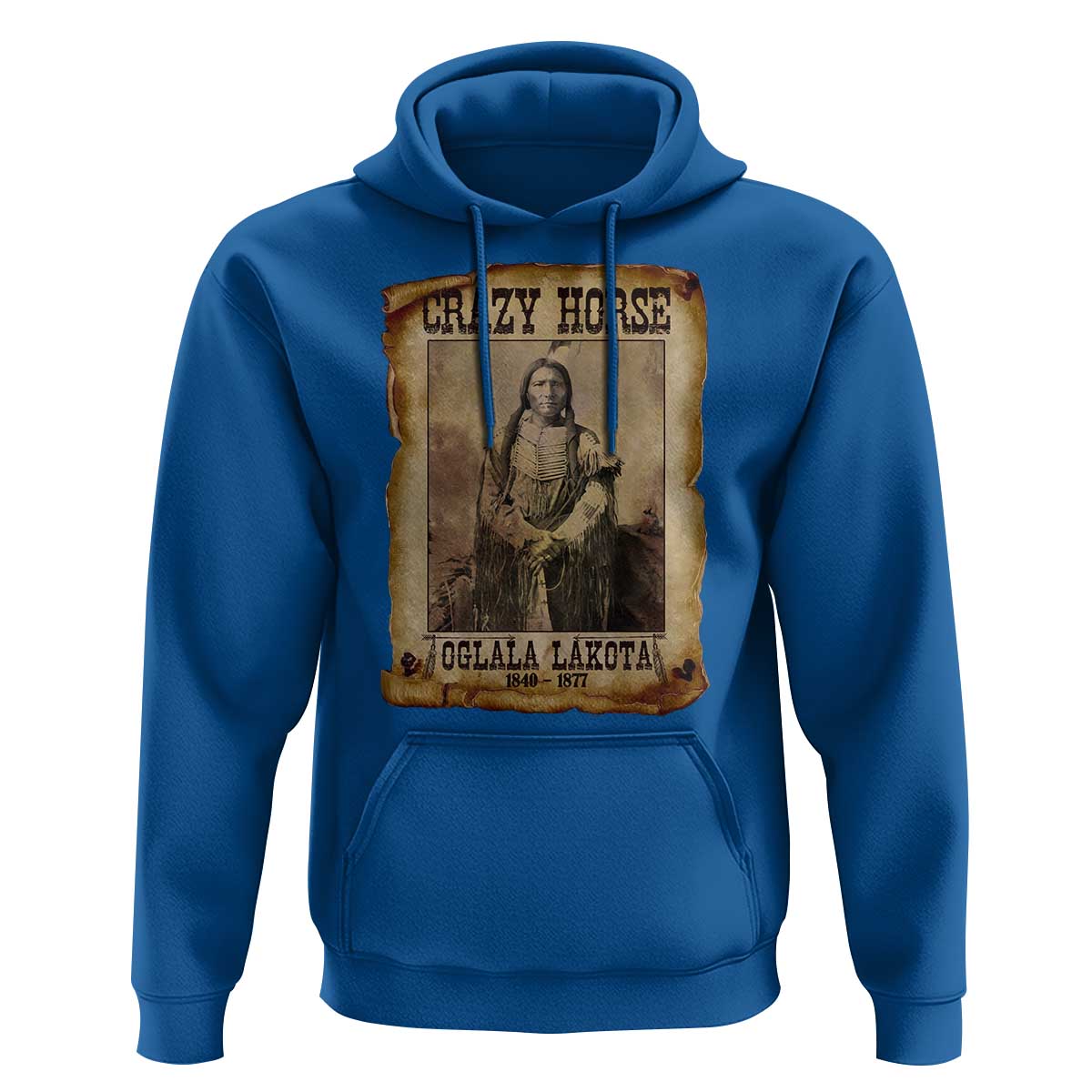 Crazy Horse Hoodie Legendary Oglala Sioux Lakota Leader Native American Indian - Wonder Print Shop
