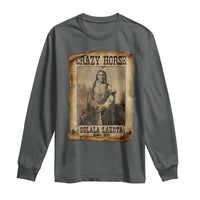 Crazy Horse Long Sleeve Shirt Legendary Oglala Sioux Lakota Leader Native American Indian - Wonder Print Shop