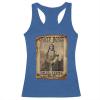 Crazy Horse Racerback Tank Top Legendary Oglala Sioux Lakota Leader Native American Indian - Wonder Print Shop