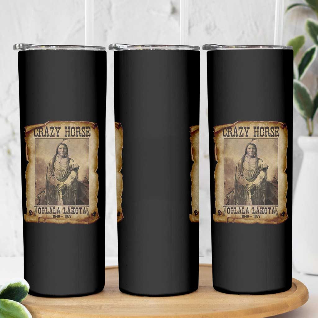 Crazy Horse Skinny Tumbler Legendary Oglala Sioux Lakota Leader Native American Indian - Wonder Print Shop