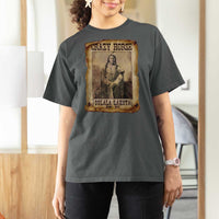 Crazy Horse T Shirt For Women Legendary Oglala Sioux Lakota Leader Native American Indian - Wonder Print Shop