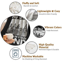 No One Is Illegal On Stolen Land Throw Blanket Native Tribe Indigenous People - Wonder Print Shop