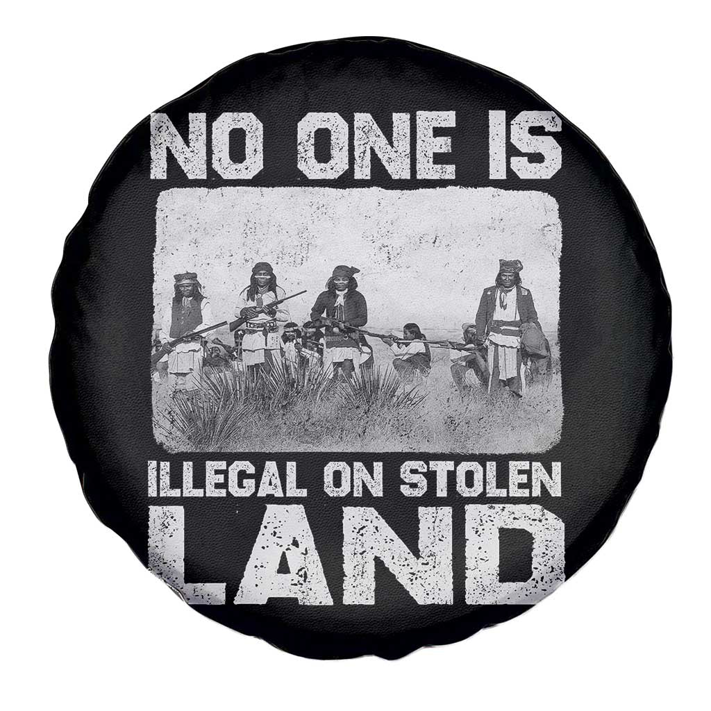 No One Is Illegal On Stolen Land Spare Tire Cover Native Tribe Indigenous People - Wonder Print Shop