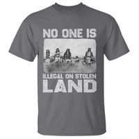 No One Is Illegal On Stolen Land T Shirt Native Tribe Indigenous People - Wonder Print Shop