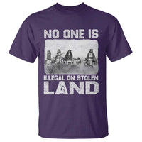 No One Is Illegal On Stolen Land T Shirt Native Tribe Indigenous People - Wonder Print Shop