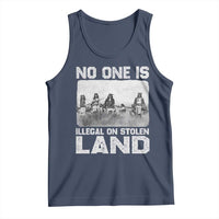 No One Is Illegal On Stolen Land Tank Top Native Tribe Indigenous People - Wonder Print Shop