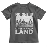 No One Is Illegal On Stolen Land Toddler T Shirt Native Tribe Indigenous People - Wonder Print Shop