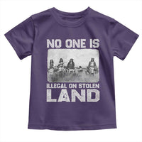 No One Is Illegal On Stolen Land Toddler T Shirt Native Tribe Indigenous People - Wonder Print Shop