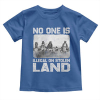 No One Is Illegal On Stolen Land Toddler T Shirt Native Tribe Indigenous People - Wonder Print Shop