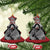 Stop MMIW Christmas Ornament I Wear Red For My Sister Native American - Wonder Print Shop