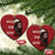 MMIW Christmas Ornament I Wear Red For My Sister Native American Stop MMIW - Wonder Print Shop