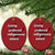 MMIW Christmas Ornament Missing Murdered Indigenous Women Red Hand - Wonder Print Shop