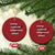MMIW Christmas Ornament Missing Murdered Indigenous Women Red Hand - Wonder Print Shop