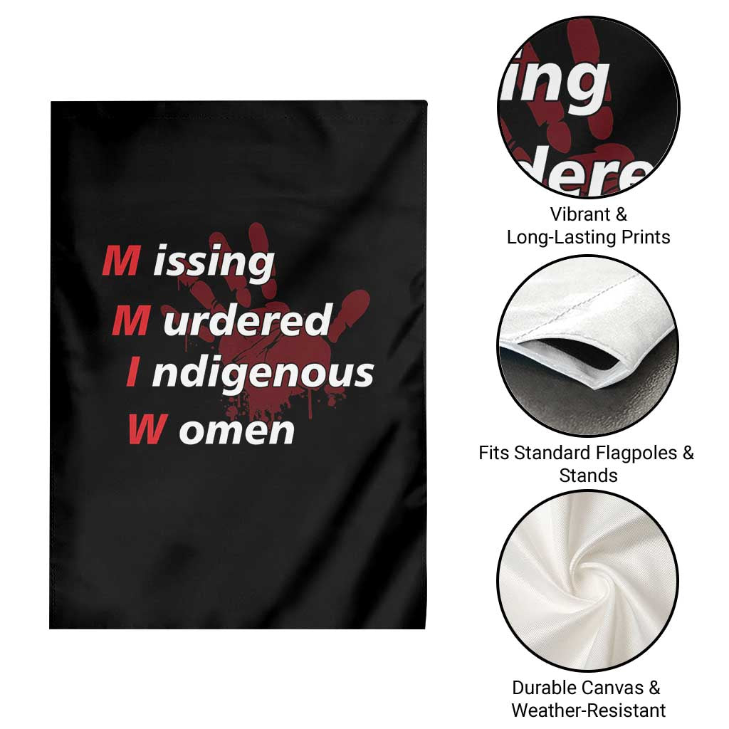 MMIW Garden Flag Missing Murdered Indigenous Women Red Hand - Wonder Print Shop