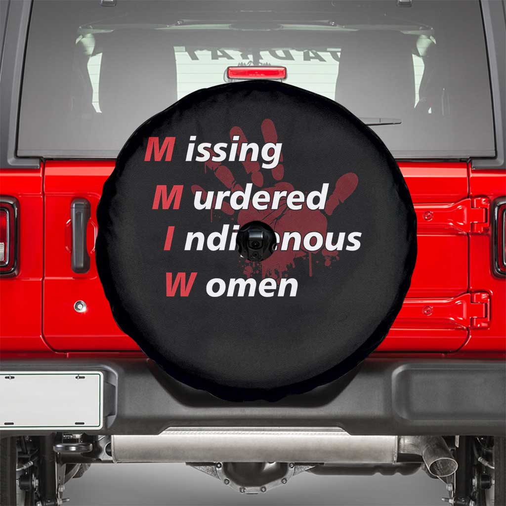MMIW Spare Tire Cover Missing Murdered Indigenous Women Red Hand - Wonder Print Shop