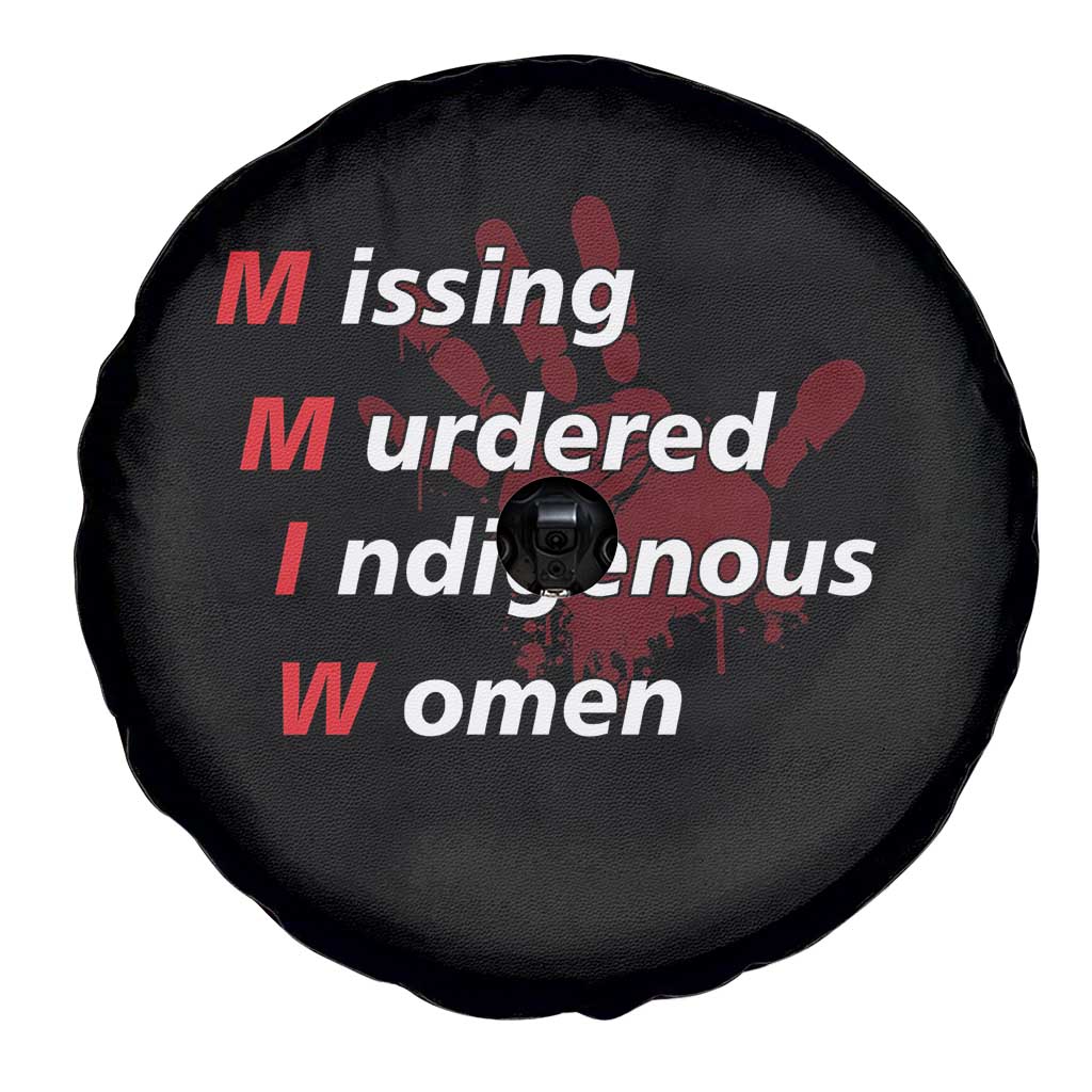 MMIW Spare Tire Cover Missing Murdered Indigenous Women Red Hand - Wonder Print Shop