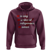 MMIW Hoodie Missing Murdered Indigenous Women Red Hand - Wonder Print Shop
