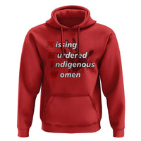 MMIW Hoodie Missing Murdered Indigenous Women Red Hand - Wonder Print Shop