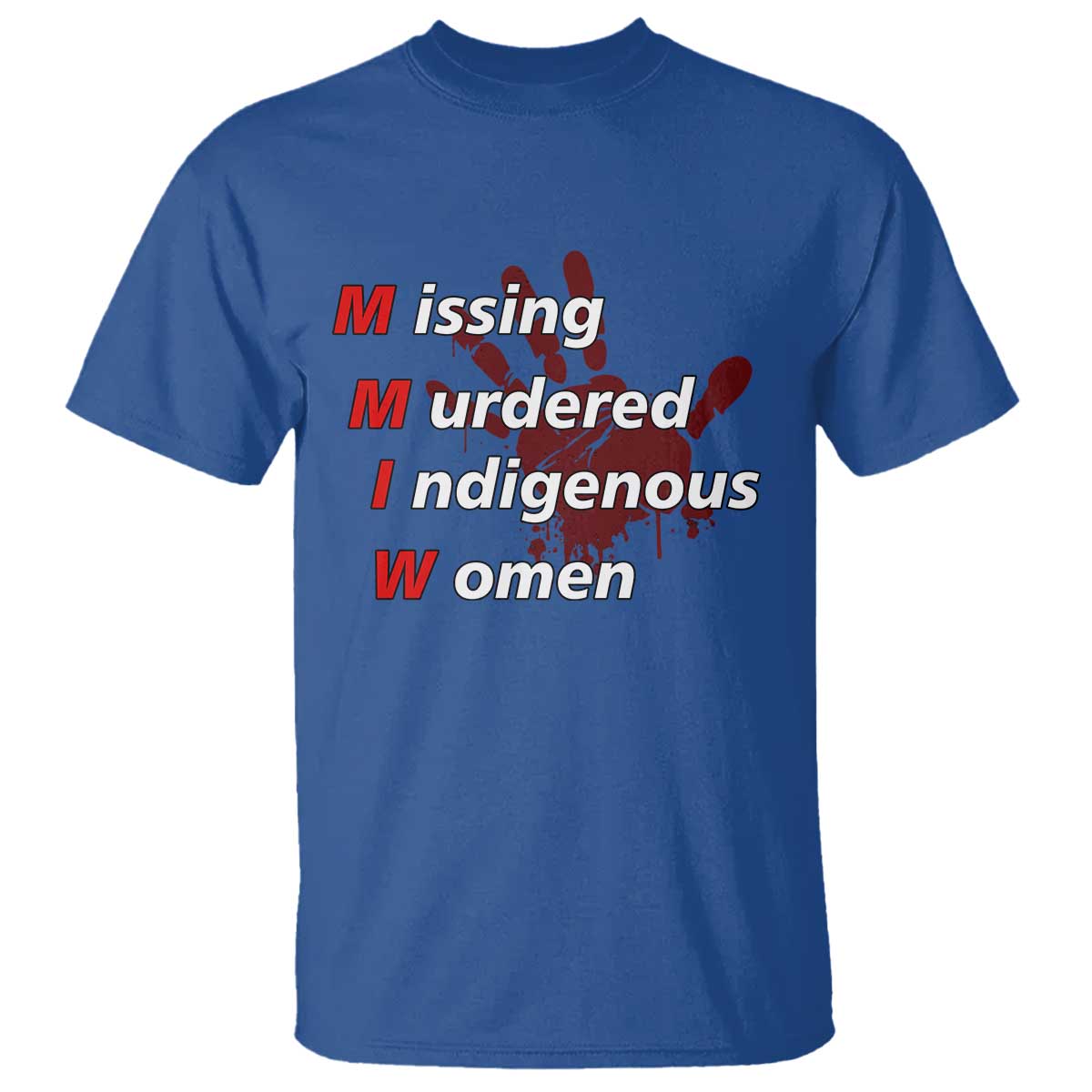 MMIW T Shirt Missing Murdered Indigenous Women Red Hand - Wonder Print Shop