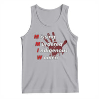 MMIW Tank Top Missing Murdered Indigenous Women Red Hand - Wonder Print Shop