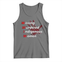 MMIW Tank Top Missing Murdered Indigenous Women Red Hand - Wonder Print Shop