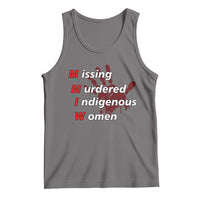 MMIW Tank Top Missing Murdered Indigenous Women Red Hand - Wonder Print Shop