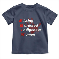 MMIW Toddler T Shirt Missing Murdered Indigenous Women Red Hand - Wonder Print Shop