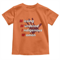 MMIW Toddler T Shirt Missing Murdered Indigenous Women Red Hand - Wonder Print Shop