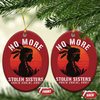 MMIW No More Stolen Sisters Christmas Ornament American Native Indigenous Woman - Wonder Print Shop