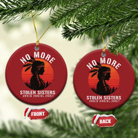 MMIW No More Stolen Sisters Christmas Ornament American Native Indigenous Woman - Wonder Print Shop