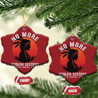 MMIW No More Stolen Sisters Christmas Ornament American Native Indigenous Woman - Wonder Print Shop