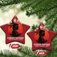 MMIW No More Stolen Sisters Christmas Ornament American Native Indigenous Woman - Wonder Print Shop