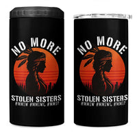 MMIW No More Stolen Sisters 4 in 1 Can Cooler Tumbler American Native Indigenous Woman - Wonder Print Shop