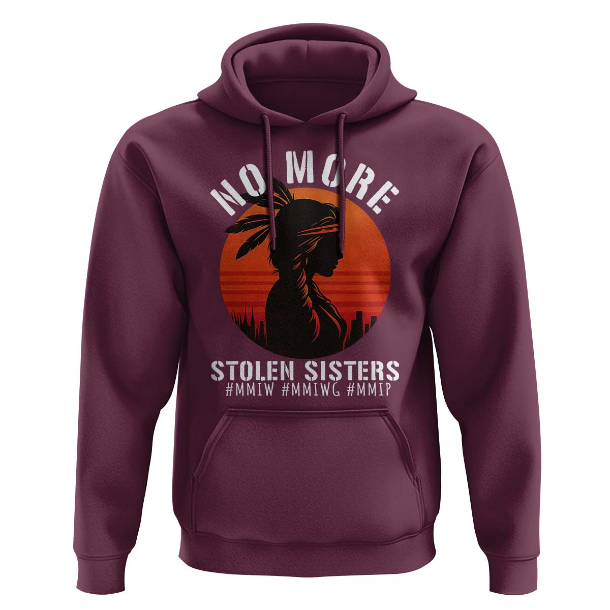 MMIW No More Stolen Sisters Hoodie American Native Indigenous Woman - Wonder Print Shop