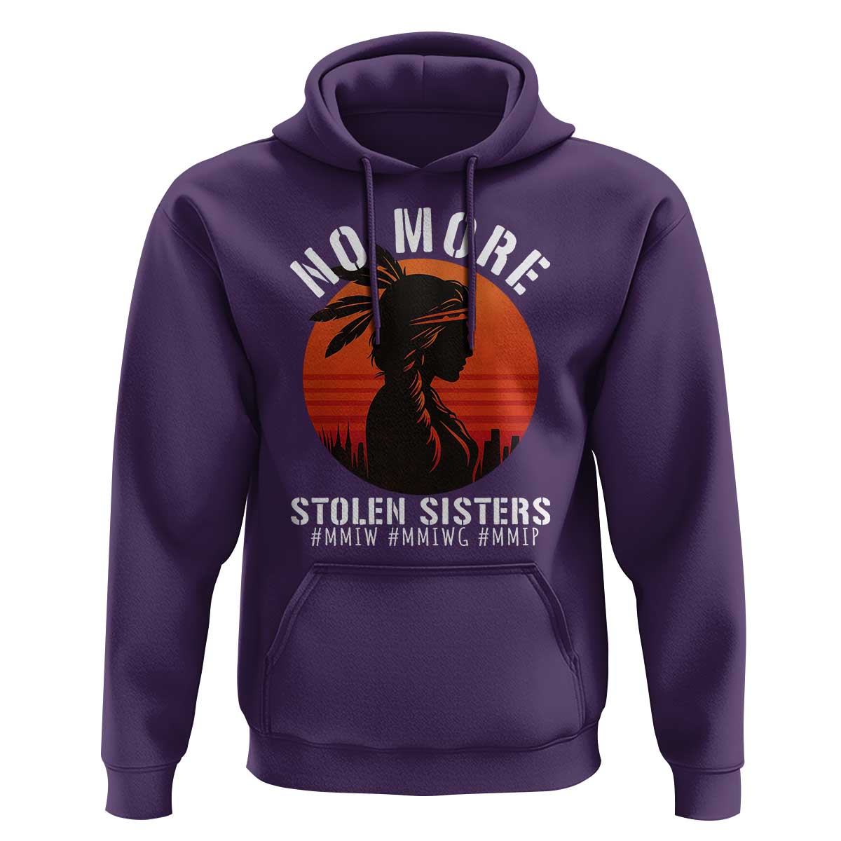 MMIW No More Stolen Sisters Hoodie American Native Indigenous Woman - Wonder Print Shop