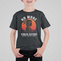 MMIW No More Stolen Sisters T Shirt For Kid American Native Indigenous Woman - Wonder Print Shop