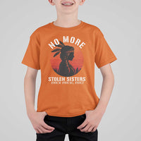 MMIW No More Stolen Sisters T Shirt For Kid American Native Indigenous Woman - Wonder Print Shop