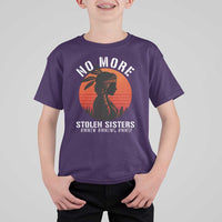 MMIW No More Stolen Sisters T Shirt For Kid American Native Indigenous Woman - Wonder Print Shop