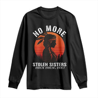 MMIW No More Stolen Sisters Long Sleeve Shirt American Native Indigenous Woman - Wonder Print Shop