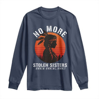 MMIW No More Stolen Sisters Long Sleeve Shirt American Native Indigenous Woman - Wonder Print Shop