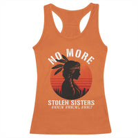 MMIW No More Stolen Sisters Racerback Tank Top American Native Indigenous Woman - Wonder Print Shop