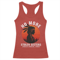 MMIW No More Stolen Sisters Racerback Tank Top American Native Indigenous Woman - Wonder Print Shop