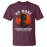 MMIW No More Stolen Sisters T Shirt American Native Indigenous Woman - Wonder Print Shop